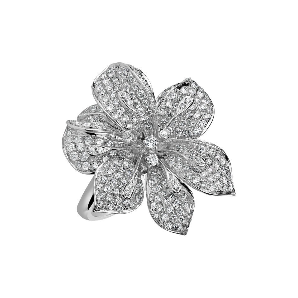 Prsten s diamanty Sky Flower