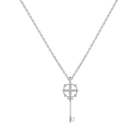 Přívěs s diamanty Cross Key