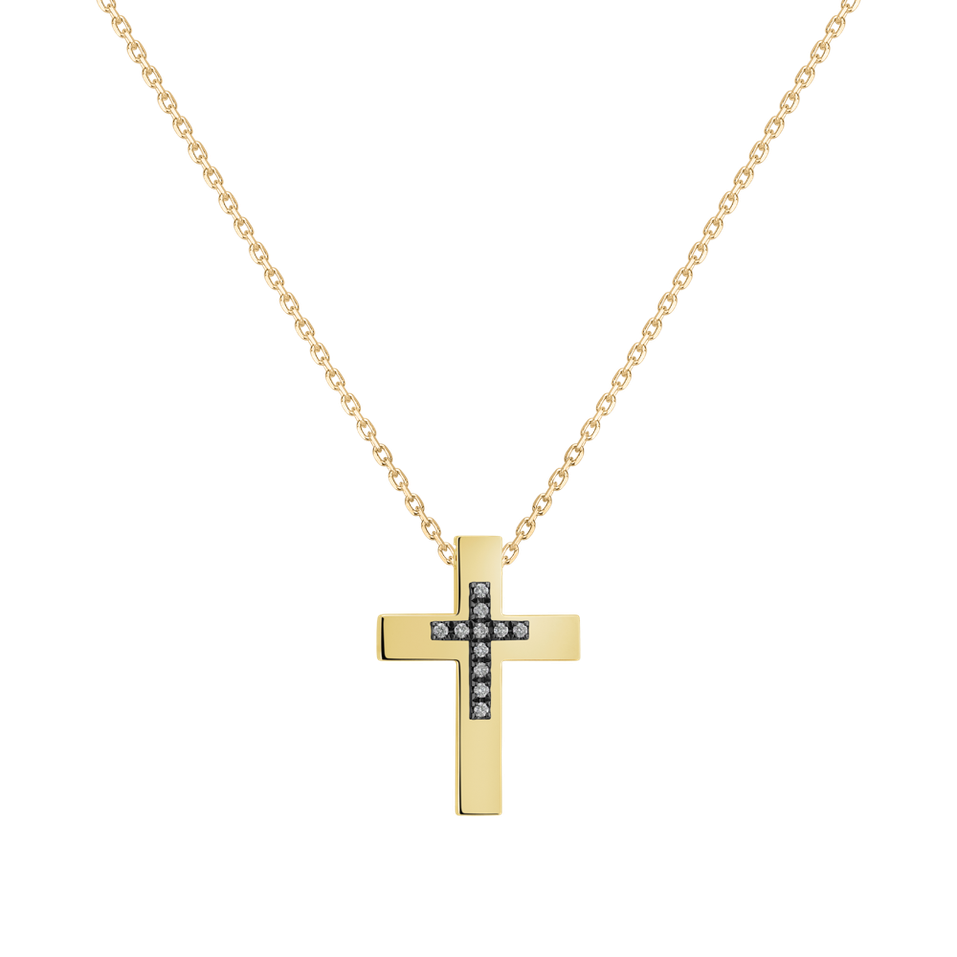 Náhrdelník s diamanty Shape of Cross