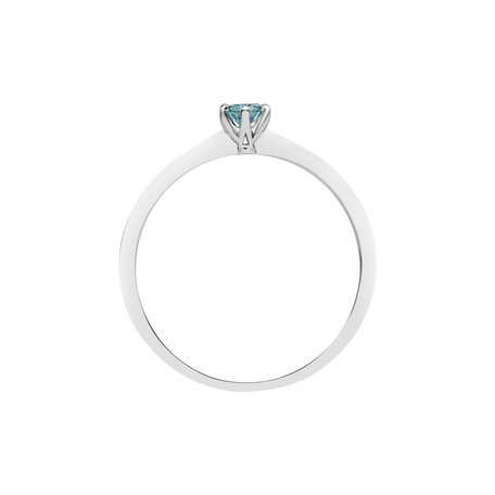 Prsten s modrým diamantem Eternal Joy
