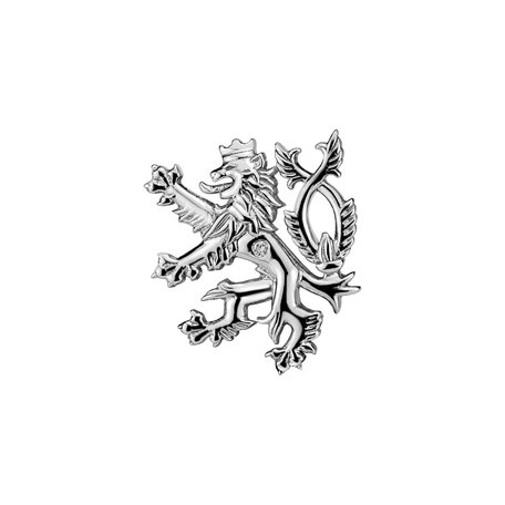Brož s diamantem Heraldic Lion