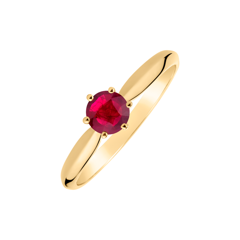 Prsten s rubínem Eternal Joy