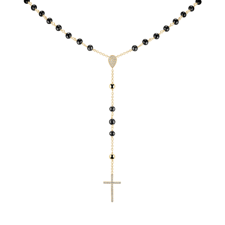 Náhrdelník s diamanty Elegant Cross