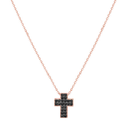 Náhrdelník s diamanty Divine Cross