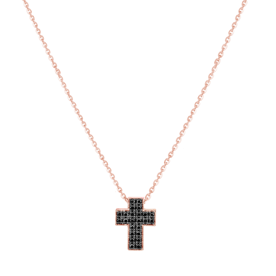 Náhrdelník s diamanty Divine Cross